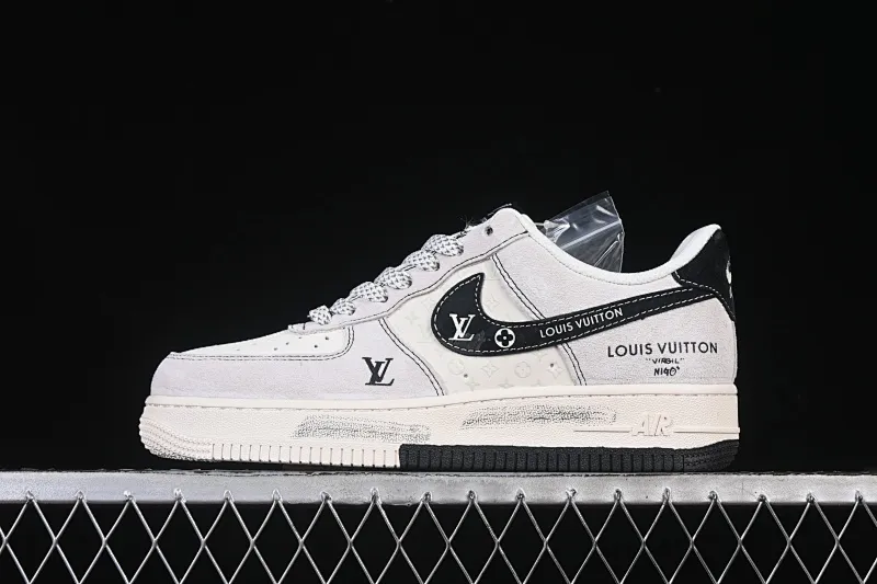 All categories Nk Air Force 1 Air Force series Nk Air Force 1 Low Air Force low top Nike Air Force 1'07 Low LV co-branded double spelled black graffiti Air Force 1 low top casual sneakers CX5050-Y06